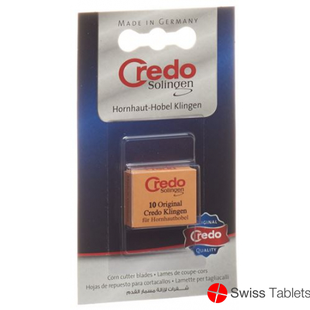 Credo Ersatzklingen Hornhauthobel 2x 10 Stück buy online