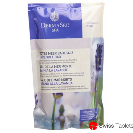 Dermasel bath salts lavender German / French / Italian Battalion 400 g