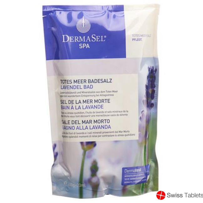Dermasel bath salts lavender German / French / Italian Battalion 400 g