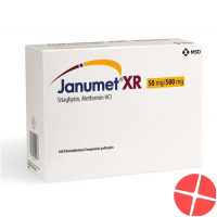 Janumet XR Ret Filmtabl 50/500 mg Fl 56 pcs