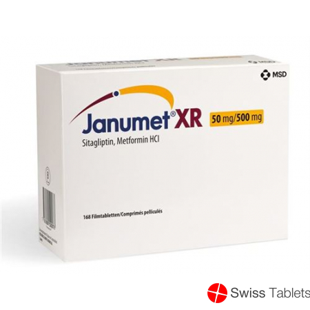 Janumet XR Ret Filmtabl 50/500 mg Fl 56 pcs