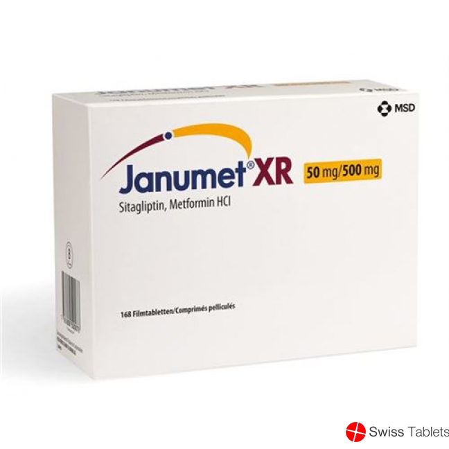 Janumet XR Ret Filmtabl 50/500 mg Fl 56 pcs