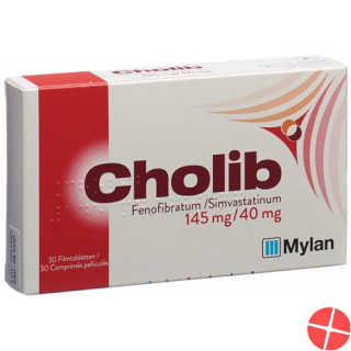 Cholib Filmtabl 145mg / 40mg 90 pcs Cholib Filmtabl 145mg / 40mg 90 pcs