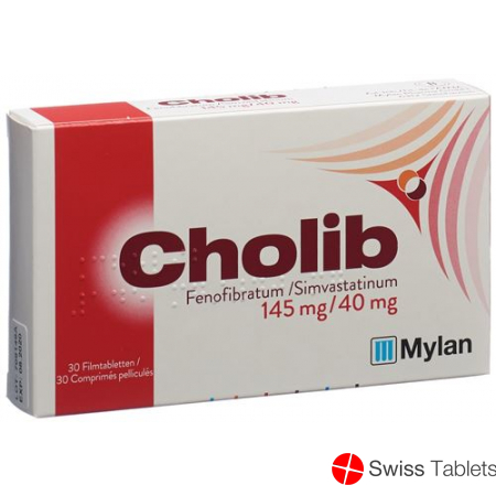Cholib Filmtabl 145mg / 40mg 90 pcs