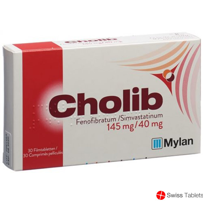 Cholib Filmtabl 145mg / 40mg 90 pcs