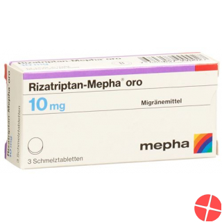 Rizatriptan-Mepha oro Schmelztabl 10 mg 6 pcs