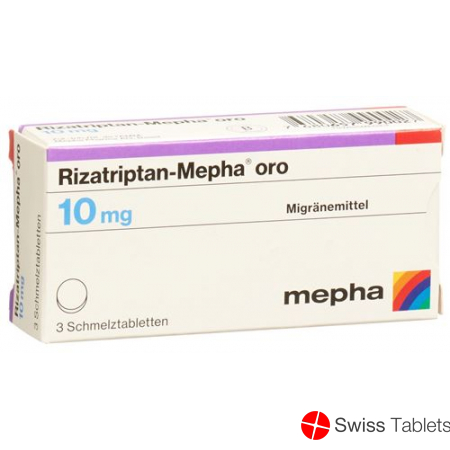Rizatriptan-Mepha oro Schmelztabl 10 mg 6 pcs
