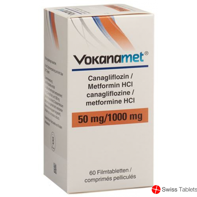 Vokanamet 50/1000 mg 60 tablets