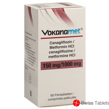Vokanamet 150/1000 mg 60 tablets