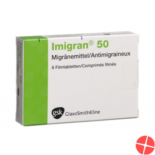 Imigran 50 Filmtabletten 50mg 12 Stück