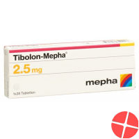 Tibolone 2.5 mg tbl Mepha 3 x 28 pcs