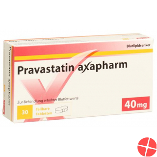 Pravastatin Axapharm tablets 40 mg (divided) 100 pcs