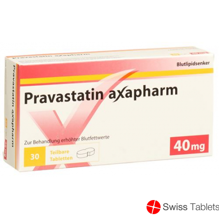 Pravastatin Axapharm tablets 40 mg (divided) 100 pcs