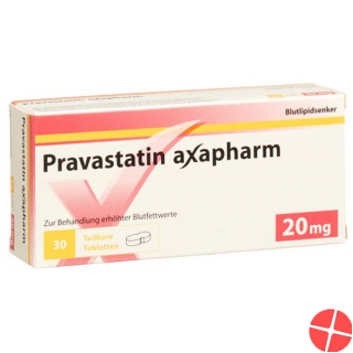 Pravastatin Axapharm tablets 20 mg (divided) 100 pcs
