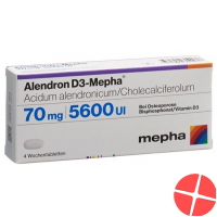 Alendron D3 Mepha week 70/5600 tablets 12 pcs