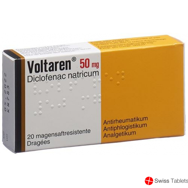 Voltaren 50mg 100 Dragées buy online