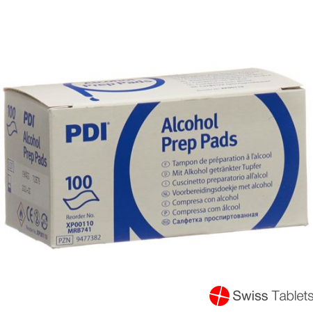 PDI alcohol swabs 100 pcs
