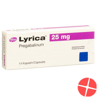 Lyrica Kaps 25 mg 56 pcs