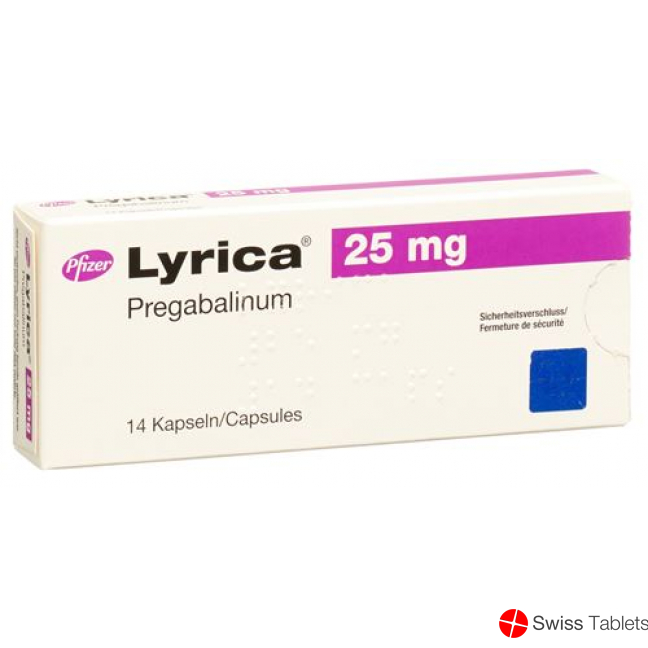 Lyrica Kaps 25 mg 56 pcs