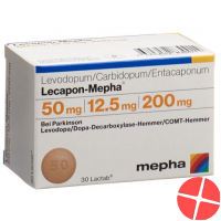 Lecapon-Mepha  50mg / 12.5mg / 200mg 100 film-coated tablets
