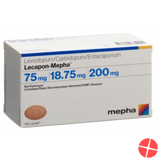 Lecapon-Mepha 75mg / 18.75mg / 200mg 30 film-coated tablets