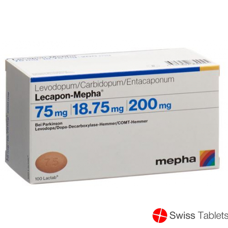 Lecapon-Mepha 75mg / 18.75mg / 200mg 30 film-coated tablets