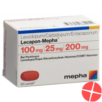Lecapon-Mepha 100mg / 25mg / 200mg 100 film-coated tablets