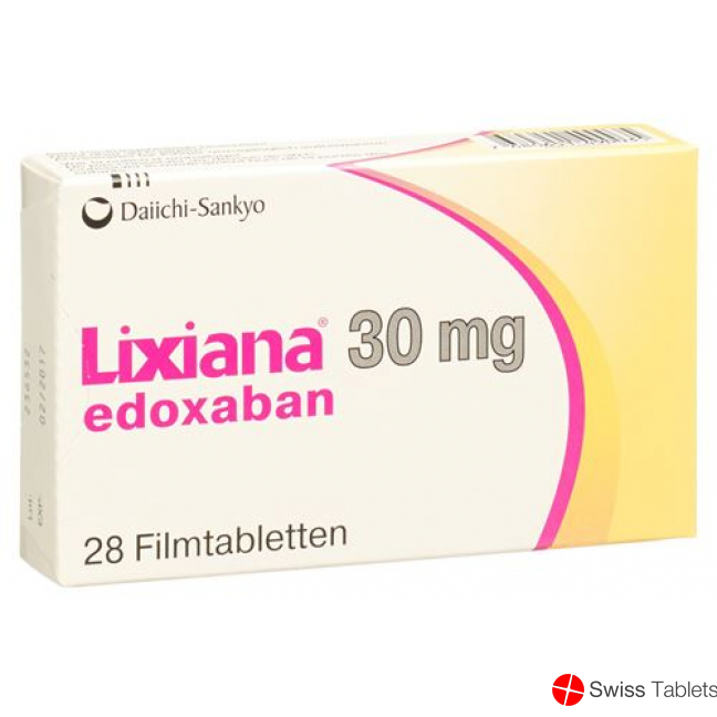 Lixiana Filmtabl 30 mg 98 pcs Lixiana Filmtabl 30 mg 98 pcs
