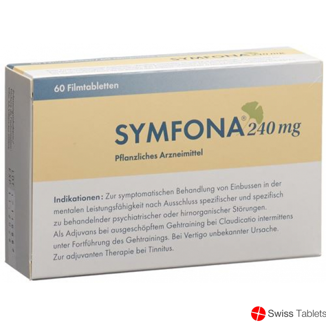 Symfona Filmtabl 240 mg 30 pcs