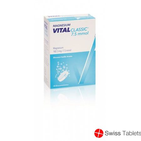 Magnesium Vital Classic Brausetabl 7.5 mmol 30 pcs
