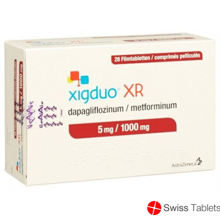 Xigduo XR Filmtabl 5 mg / 1000 mg 98 pcs