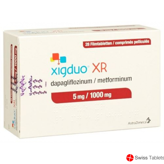 Xigduo XR Filmtabl 5 mg / 1000 mg 98 pcs
