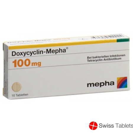 Doxycycline Mepha tbl 100 mg of 20 pcs