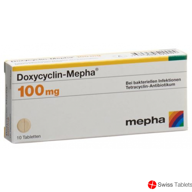 Doxycycline Mepha tbl 100 mg of 20 pcs