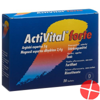 Activital Forte Brause Pulver Orange Limet Beutel 10 Stück