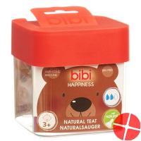 Bibi narrow neck sucker Happiness Natural silicone 3+ M SV-A + B
