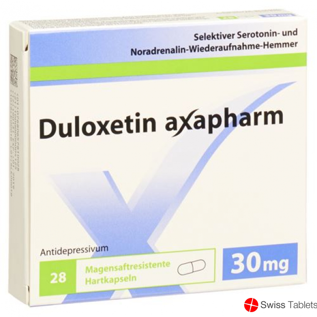 Duloxetine Axapharm Kaps 30 mg 84 pcs