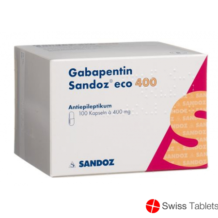 Gabapentin Sandoz eco Kaps 400 mg 50 pcs