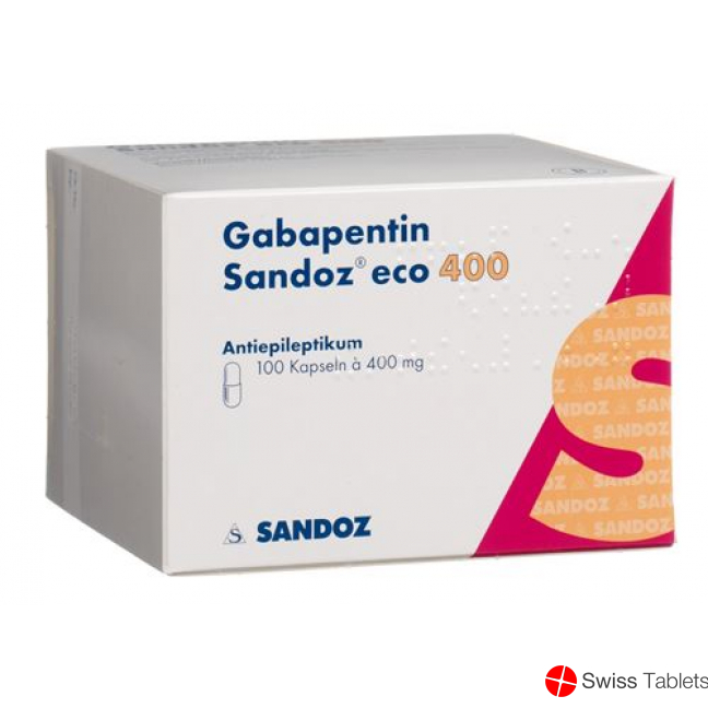 Gabapentin Sandoz eco Kaps 400 mg 50 pcs