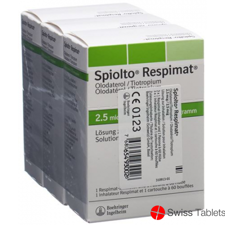 Spiolto Respimat Inhal Lös 2.5 mcg / stroke reusable 3 x 60 Dos