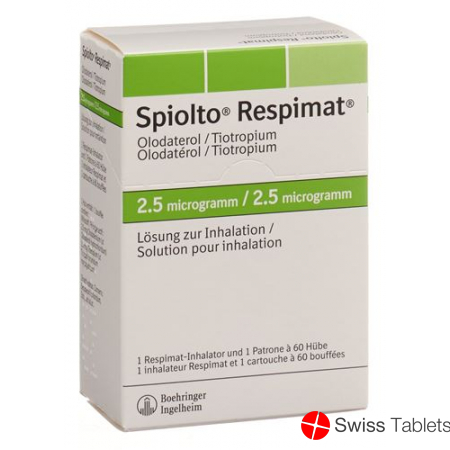 Spiolto Respimat Inhal Lös 2.5 mcg / stroke reusable 60 Dos