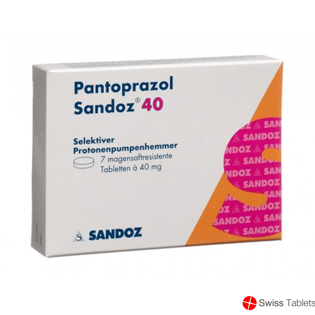 Pantoprazole Sandoz Filmtabl 40 mg Ds 100 pcs