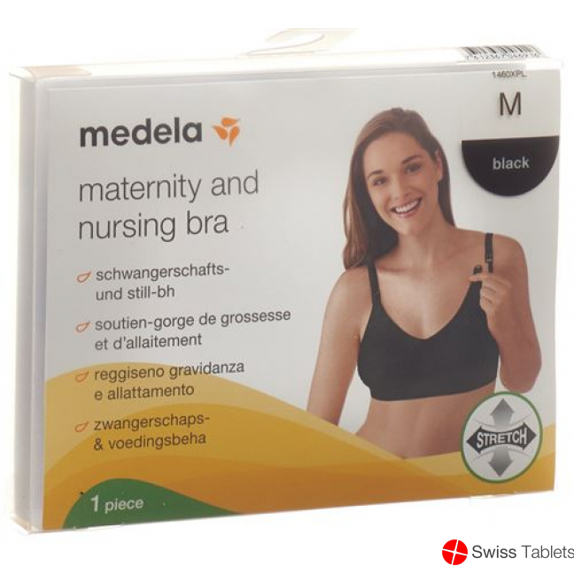 Medela Maternity and Nursing Bra M Black at SWISS TABLETS
