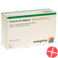 Calcium D3 Mepha Brausetabletten 1200/800 10 Stück