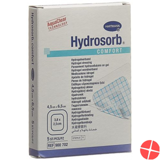 Hydrosorb Comfort Hydrogel 4.5x6.5cm Steril 5 Stück