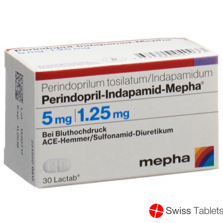Perindopril Indapamid-Mepha 5/1.25 90 Stück buy online
