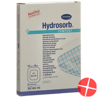 Hydrosorb Comfort Hydrogel 7.5x10cm Steril 5 Stück