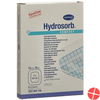 Hydrosorb Comfort Hydrogel 7.5x10cm Steril 5 Stück