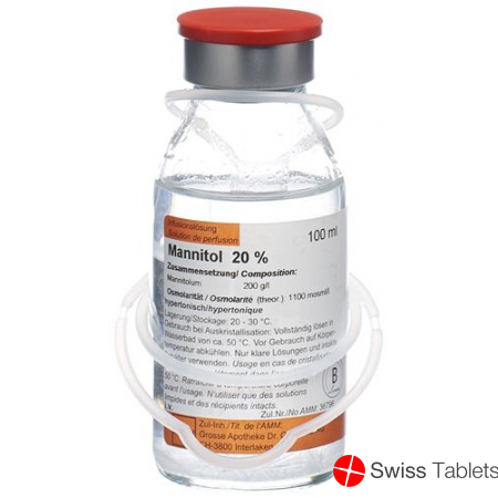 Mannitol Bichsel Infusionslösung 20% 10 Glasflasche 100ml buy online