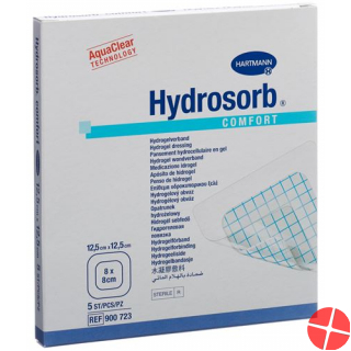 Hydrosorb Comfort Hydrogel 12.5x12.5cm Steril 5 Stück
